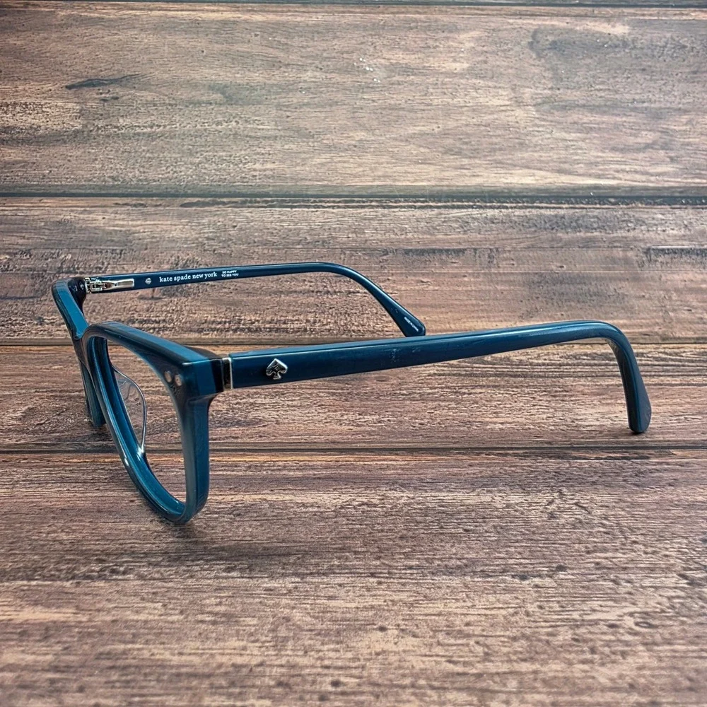 Kate Spade New York Raelynn ZI9 Teal Blue Cat Eye Eyeglasses 51-17-140